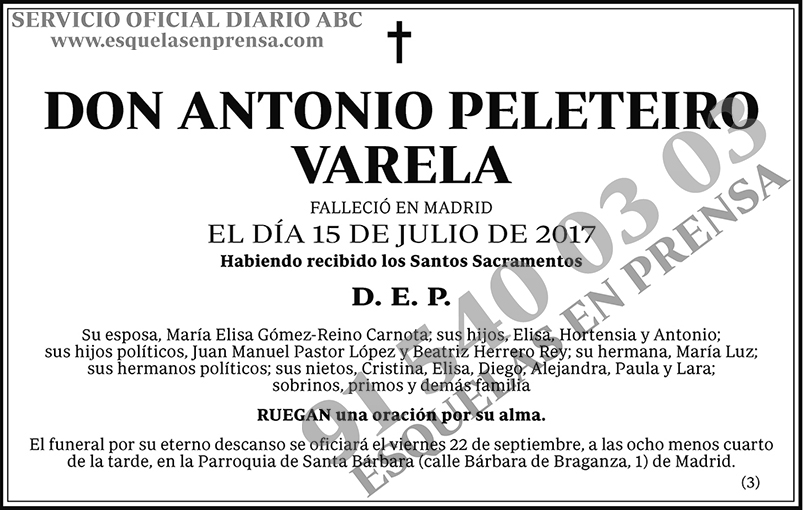 Antonio Peleteiro Varela